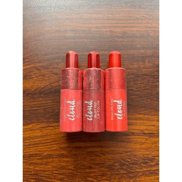 Revlon Kiss Cloud Blotted Lip Color Lot of 3 - Picture 1 of 1